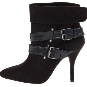 RAMPAGE Kosmo faux suede black ankle boot, 6